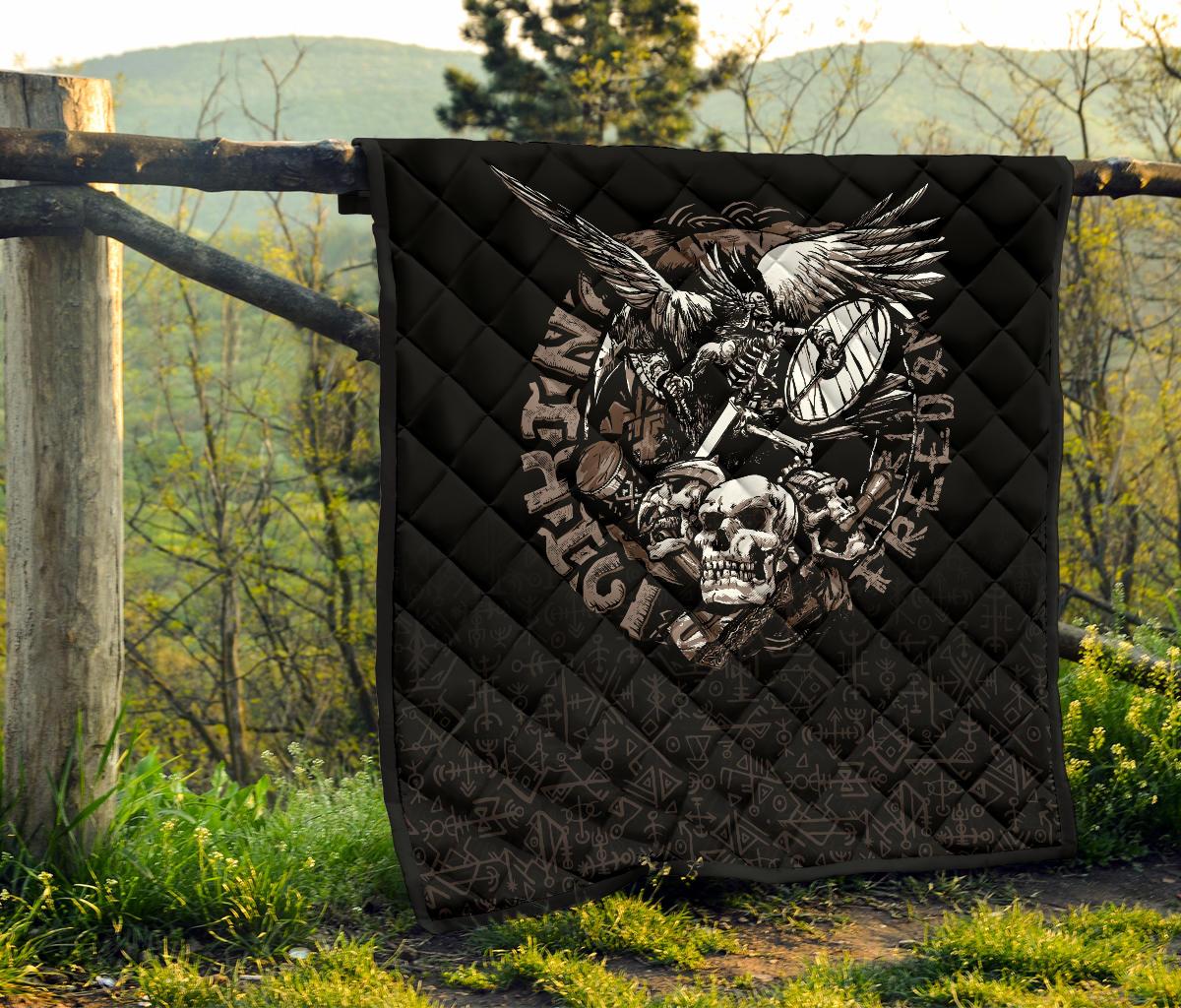 Viking Warrior Tattoo Odin Premium Quilt RLT12 - Wonder Print Shop