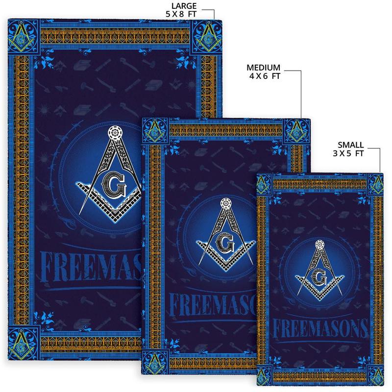 Wonder Print Shop Area Rug Freemason G5 Style LT10 - Wonder Print Shop