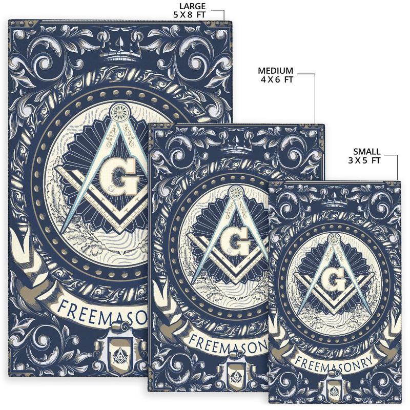 Wonder Print Shop Area Rug Freemason G15 Style LT10 - Wonder Print Shop