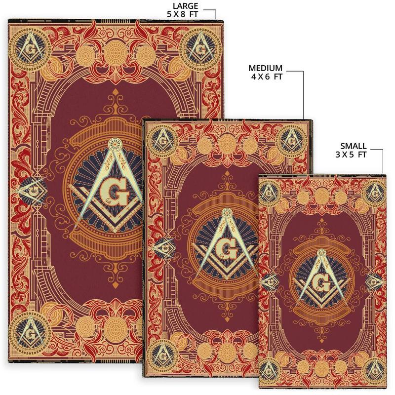 Wonder Print Shop Area Rug Freemason G1 Style LT10 - Wonder Print Shop