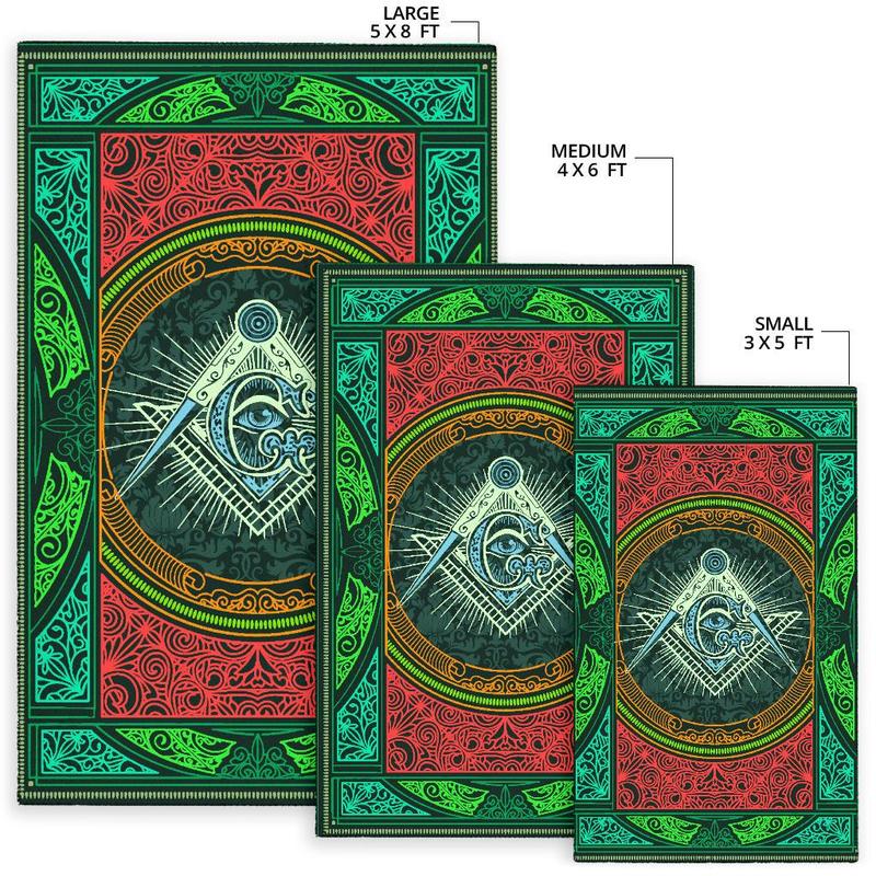 Wonder Print Shop Area Rug Freemason G14 Style LT10 - Wonder Print Shop