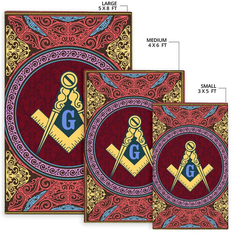 Wonder Print Shop Area Rug Freemason G13 Style LT10 - Wonder Print Shop