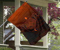 Viking Flag, Skoll and Hati Orange RLT12 - Wonder Print Shop
