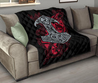 Viking Hammer Mjollnir Premium Quilt RLT12 - Wonder Print Shop