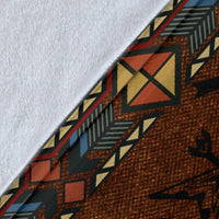 white-wolf-with-headress-feathers-blanket