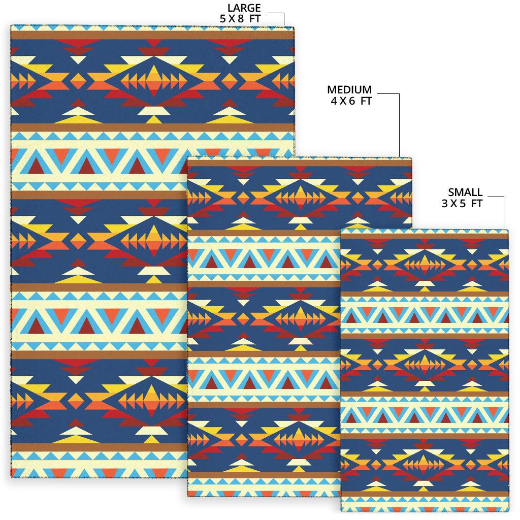 Indigenous Tribes Design Native American Area Rug LT10 - Wonder Print Shop