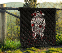 Viking Tyr Tattoo Blood Premium Quilt RLT12 - Wonder Print Shop