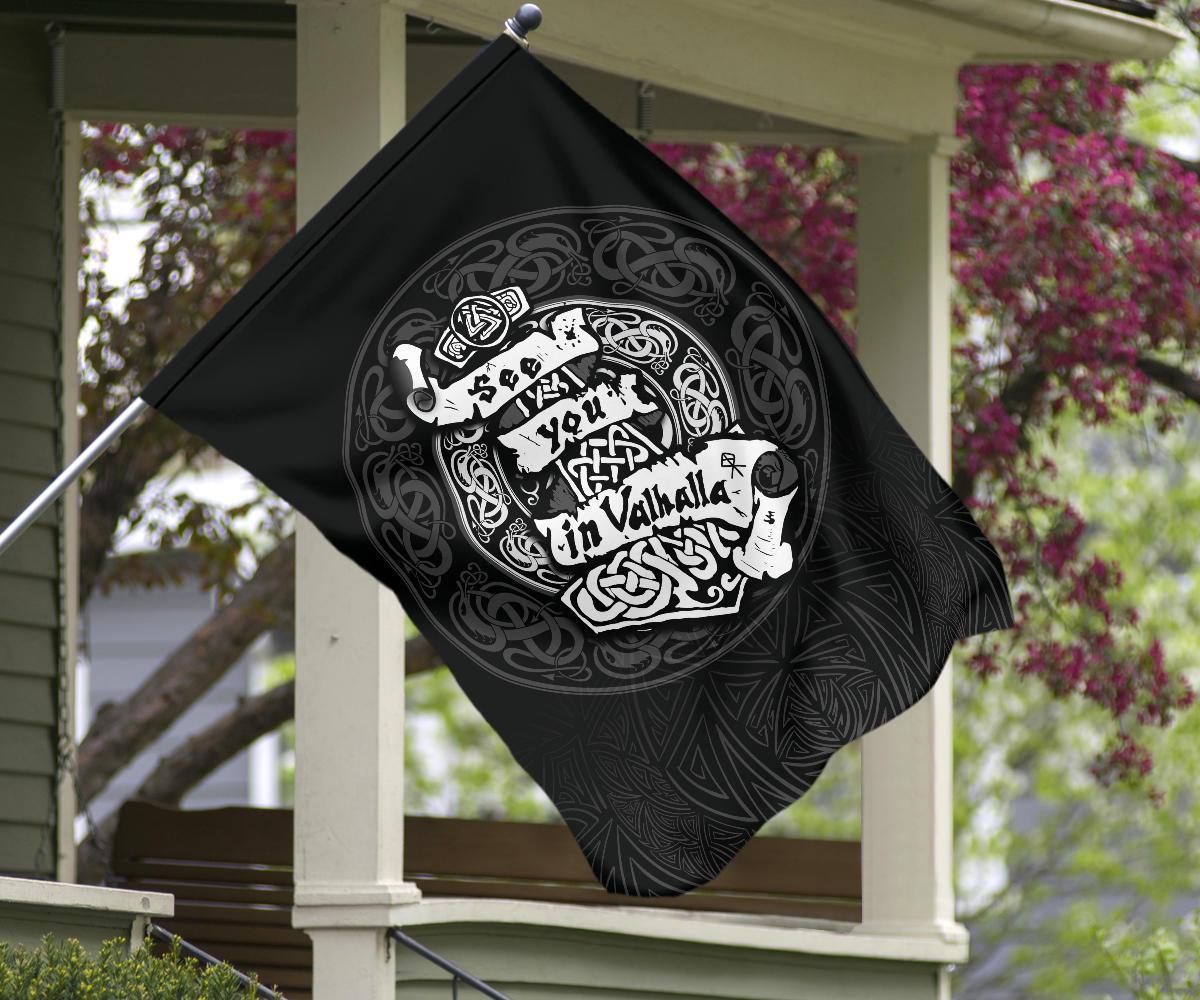Viking Flag See You In Valhalla RLT12 - Wonder Print Shop