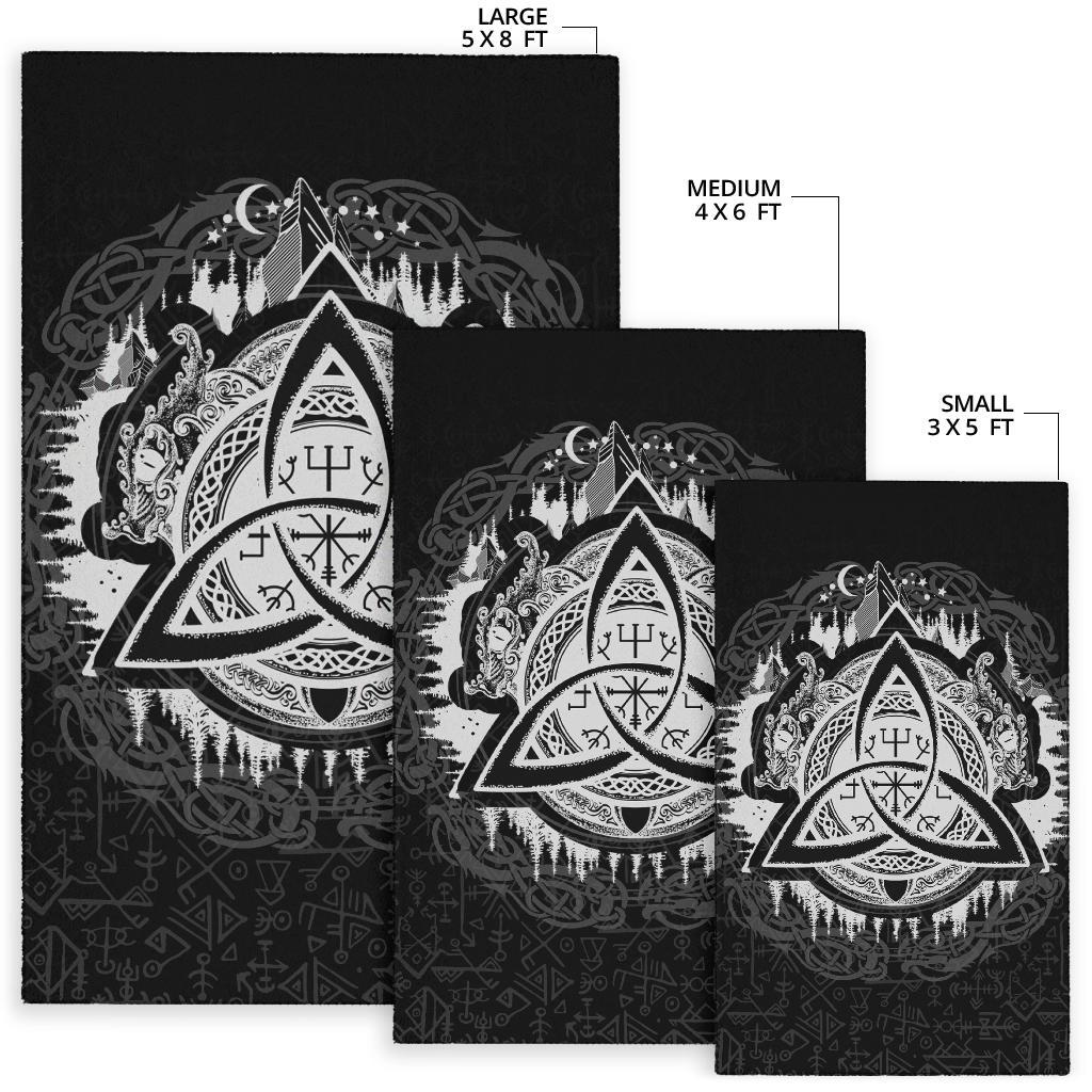 Viking Area Rug Dragon Celtic RLT12 - Wonder Print Shop