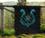 Viking Premium Quilt, Aegishjalmur Helm Of Awe Blue Edition RLT12 - Wonder Print Shop