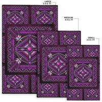 Naumaddic Arts Light Purple Native American Area Rug LT10 - Wonder Print Shop