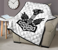 Viking Thor S Hammer Mjollnir Premium Quilt RLT12 - Wonder Print Shop