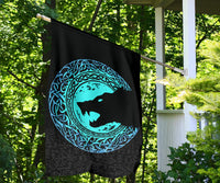 Viking Flag Fenrir Norse Wolf RLT12 - Wonder Print Shop