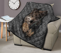 Wolf Escape Native American Premium Quilt LT10 - Wonder Print Shop