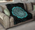 Viking Premium Quilt - Viking Bear Claws Cyan Tattoo RLT12 - Wonder Print Shop