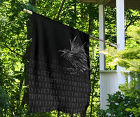 Viking Garden Flag The Raven Of Odin Rune RLT12 - Wonder Print Shop