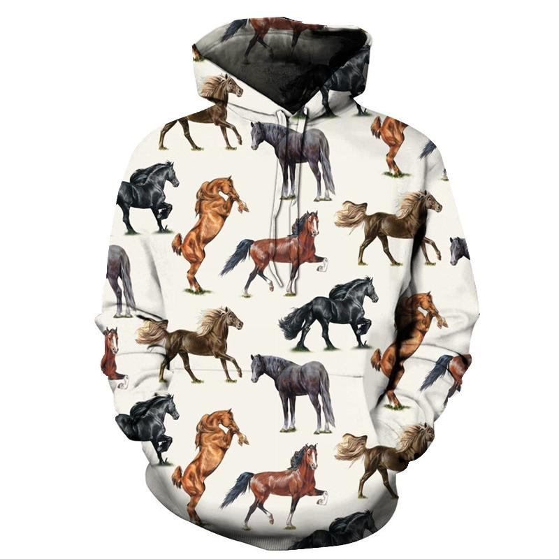 Horses Native American All Over Hoodie LT10 - Wonder Print Shop
