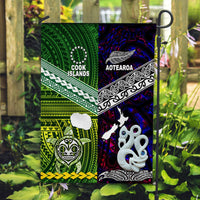 New Zealand and Cook Islands Flag Together Purple LT8 - Wonder Print Shop