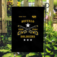 (Custom Personalised) Buffalo Soldiers Flag African American Military Simple Style - Black LT8 - Wonder Print Shop