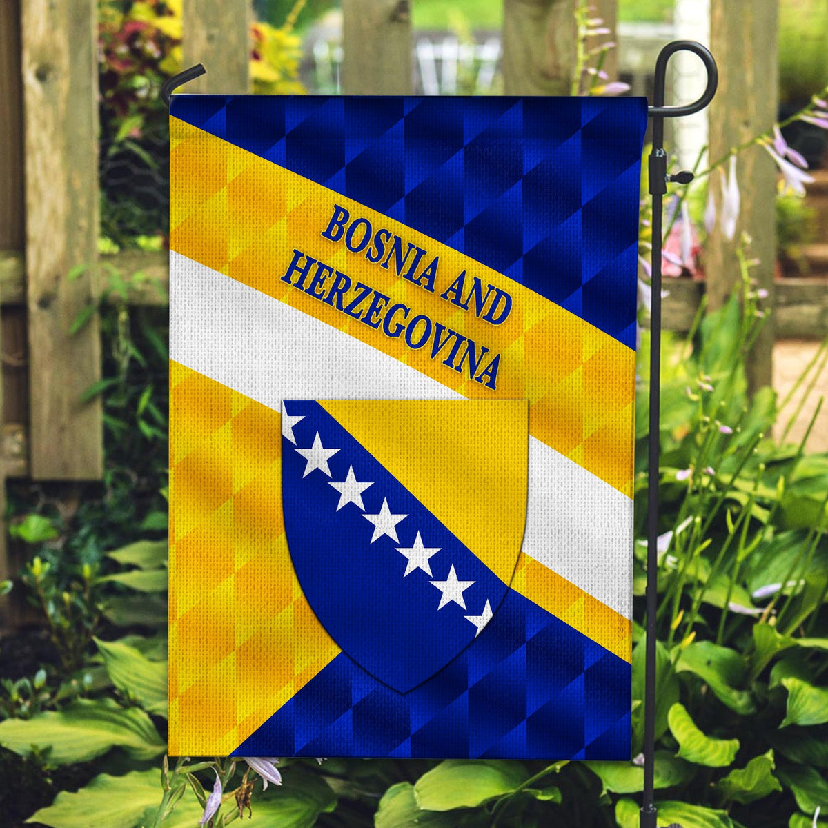 Bosnia and Herzegovina Garden Flag/ House Flag Sporty Style LT8 - Wonder Print Shop