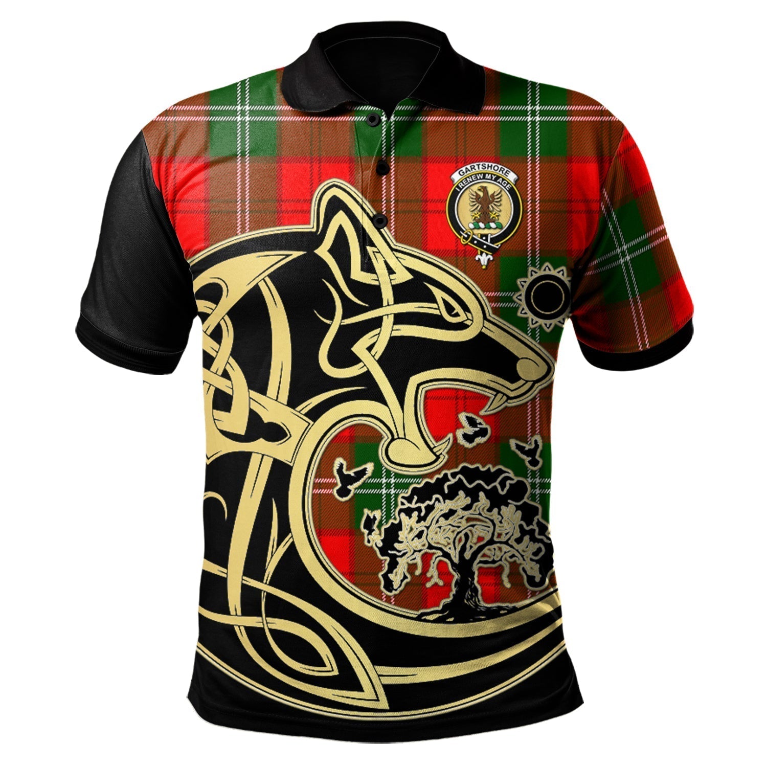 scottish-gartshore-clan-crest-tartan-celtic-wolf-style-polo-shirt