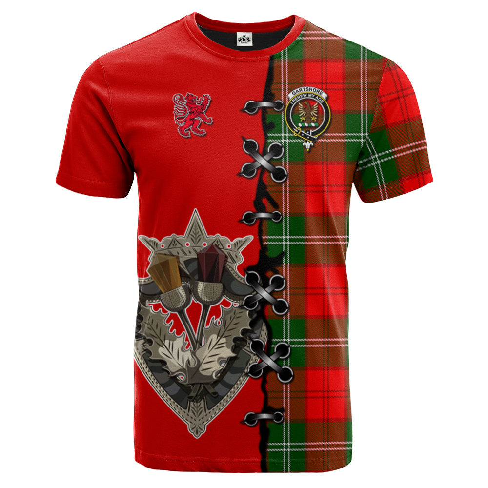 scottish-gartshore-clan-crest-tartan-lion-rampant-and-celtic-thistle-t-shirt