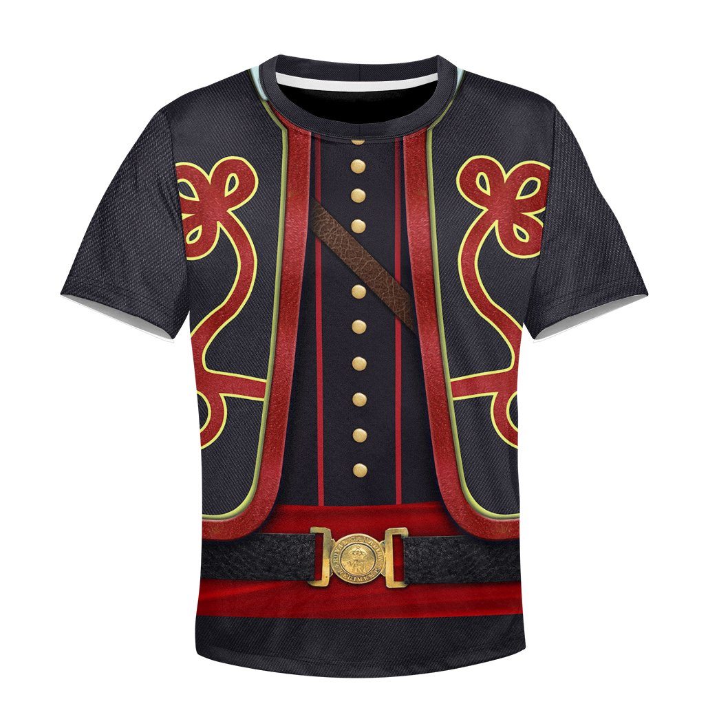 9th New York Volunteer Hawkins Zouaves Custom T Shirt LT8 - Wonder Print Shop