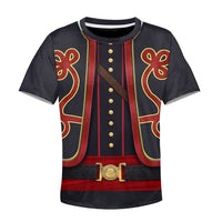 9th New York Volunteer Hawkins Zouaves Custom T Shirt LT8 - Wonder Print Shop