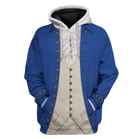 Alexander Hamilton Hoodie Original Style Blue LT8 - Wonder Print Shop