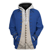Alexander Hamilton Hoodie Original Style Blue LT8 - Wonder Print Shop