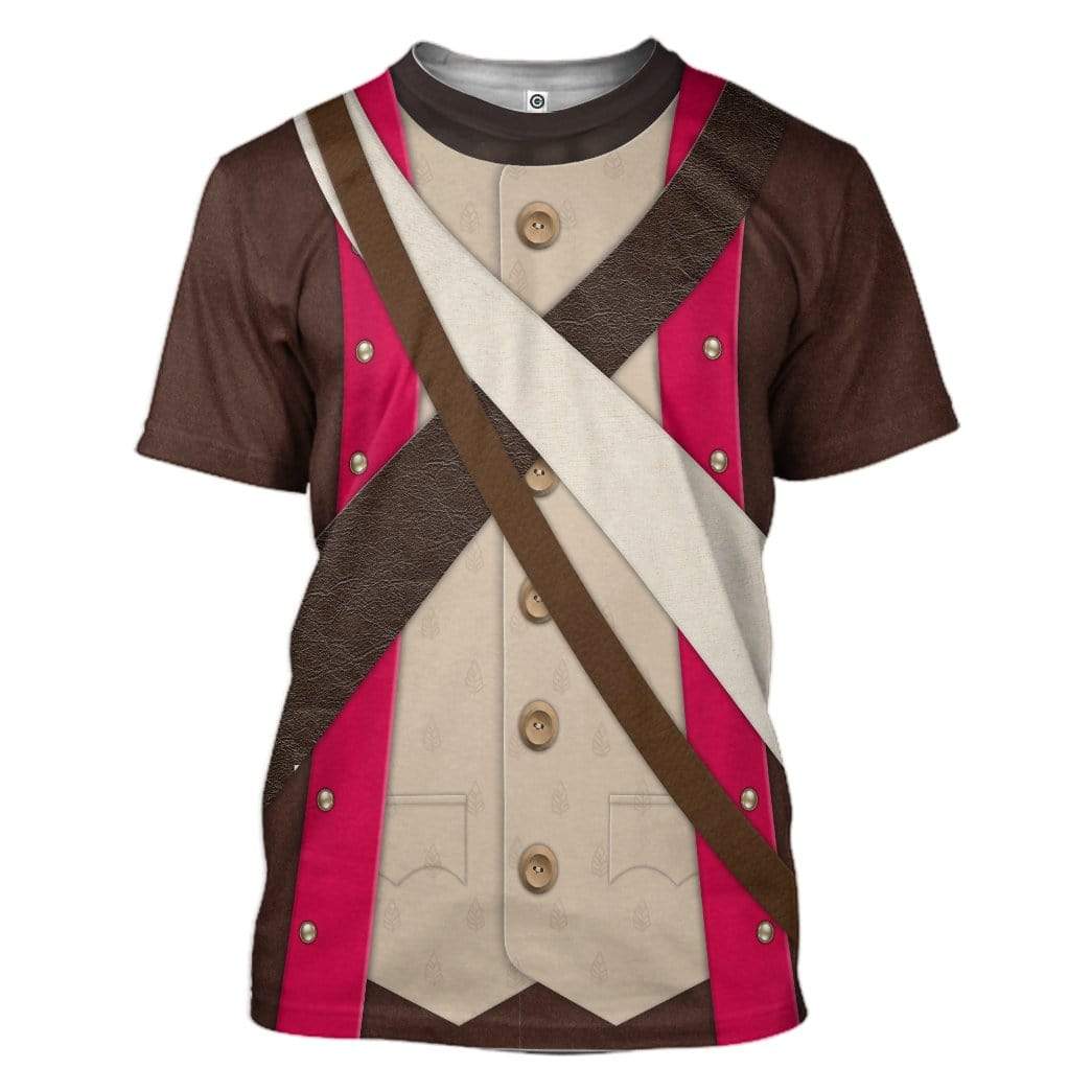 American Infantry 6th Continental Regiment T Shirt LT8 - Wonder Print Shop