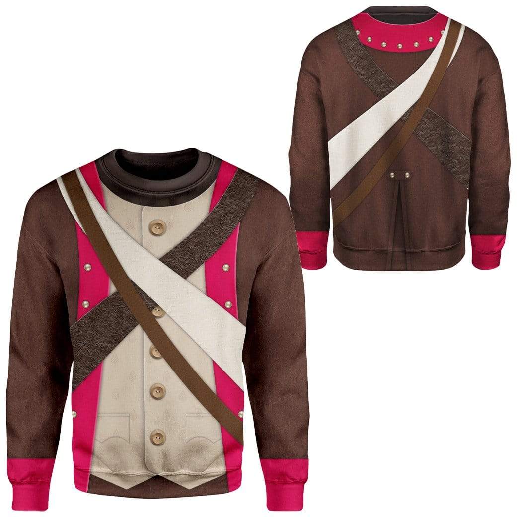 American Infantry-6th Continental Regimen Knitted Sweatshirt LT8 - Wonder Print Shop