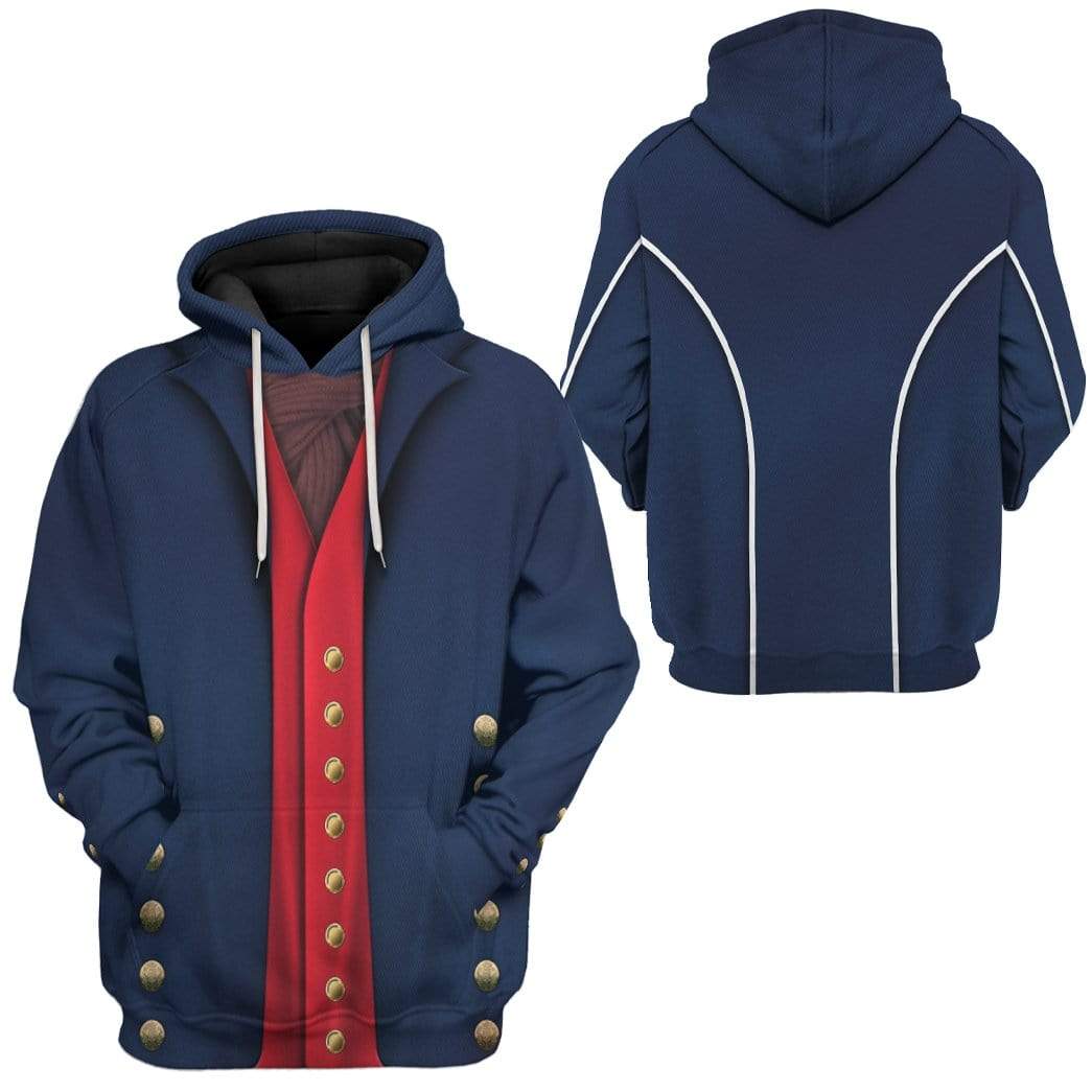 Bosuns Mate 1806 Napoleonic Wars British Navy Hoodie Original Style LT8 - Wonder Print Shop