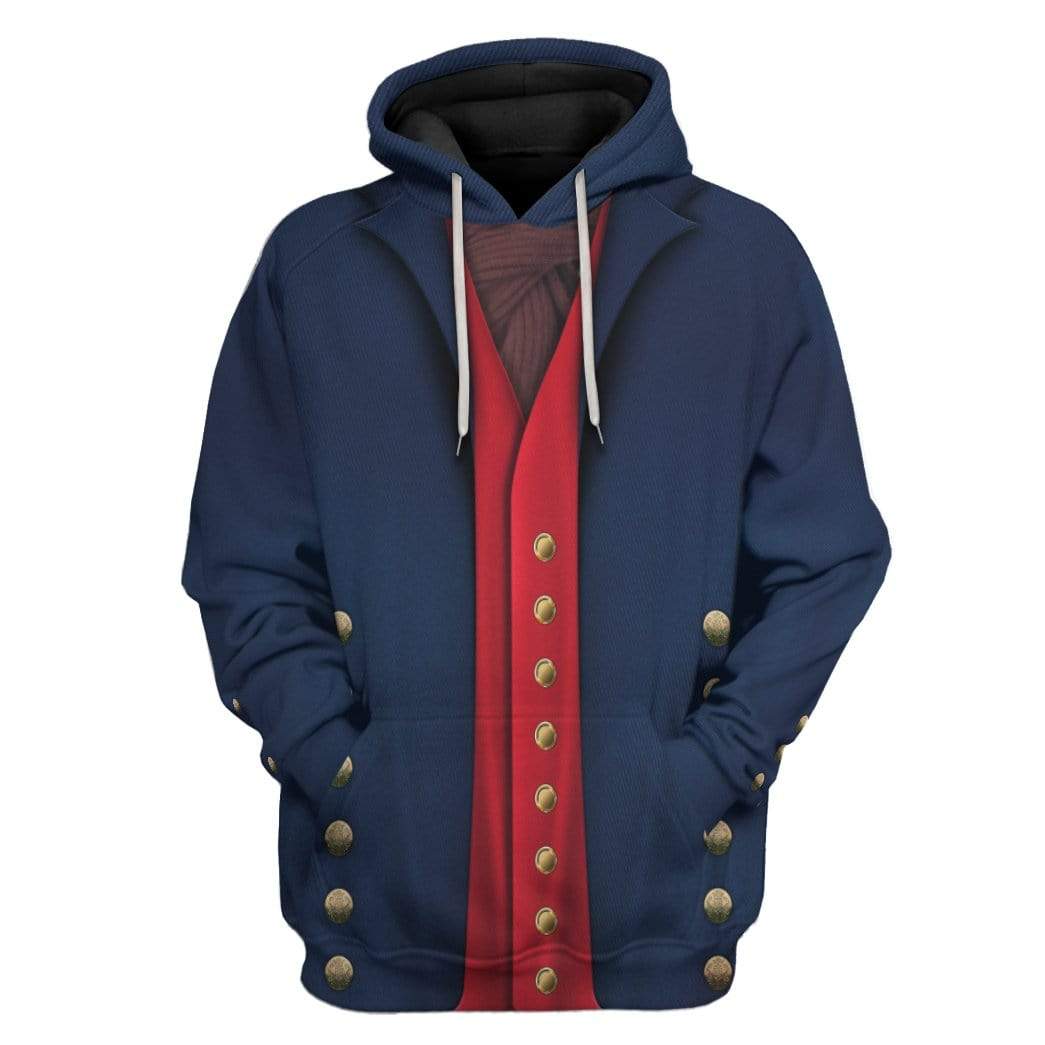 Bosuns Mate 1806 Napoleonic Wars British Navy Hoodie Original Style LT8 - Wonder Print Shop