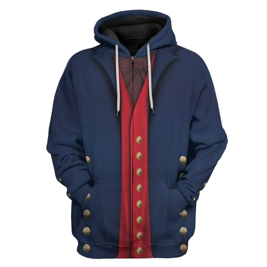 Bosuns Mate 1806 Napoleonic Wars British Navy Hoodie Original Style LT8 - Wonder Print Shop