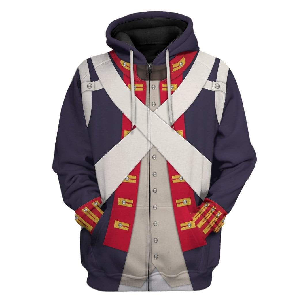 British Foot Artillery Hoodie LT8 - Wonder Print Shop