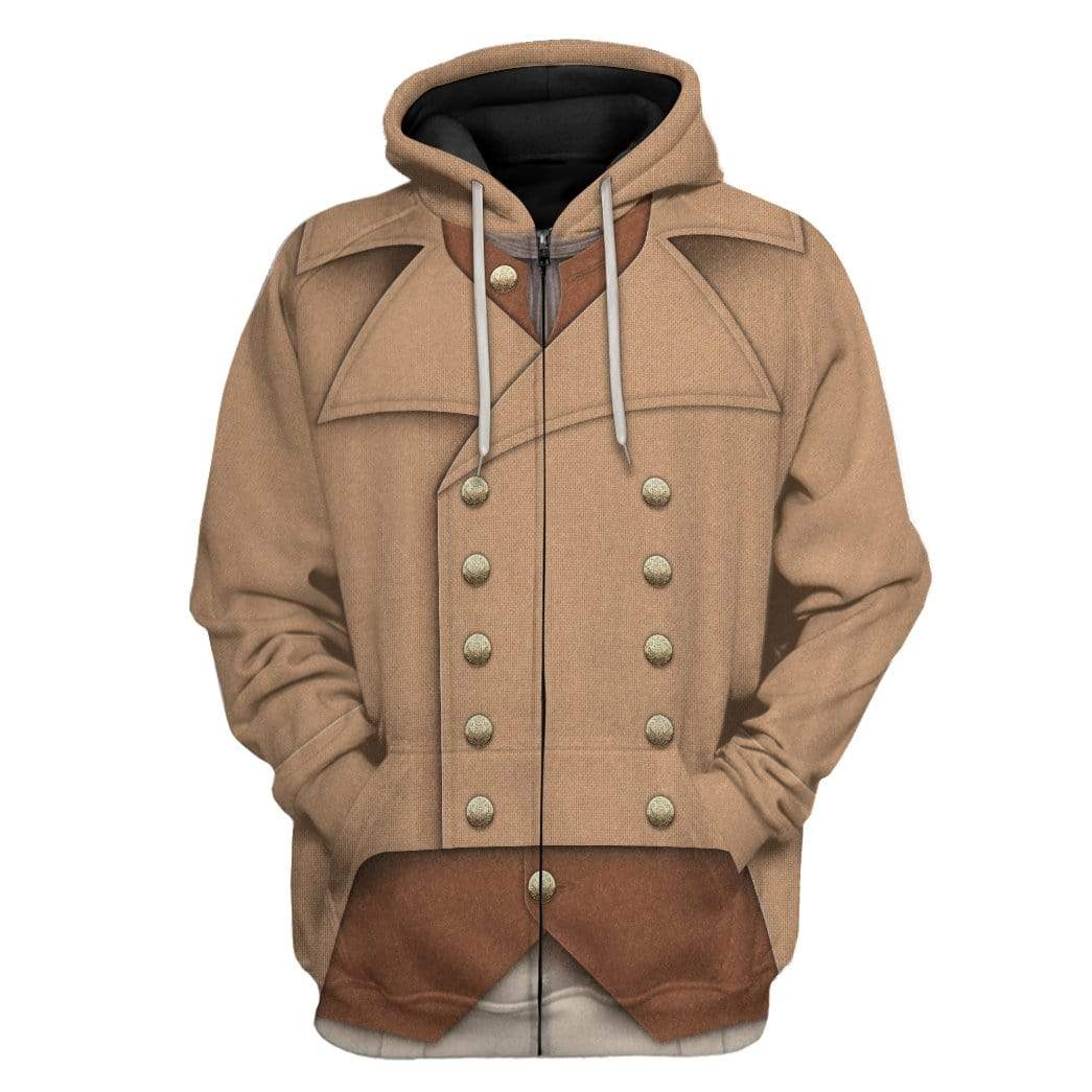 Colonial Militia 1776 Hoodie LT8 - Wonder Print Shop