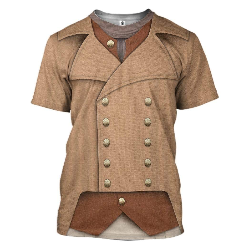 Colonial Militia 1776 T Shirt LT8 - Wonder Print Shop