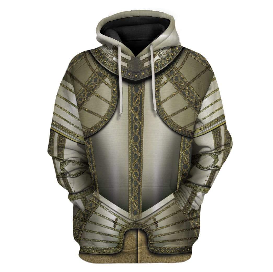 Knights Armor Hoodie Original Style LT8 - Wonder Print Shop