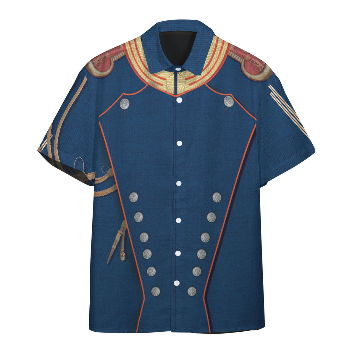 German Army Costume Hawaiian Shirt LT8 - Wonder Print Shop