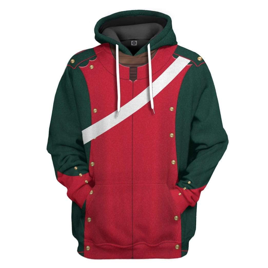Napoleonic French Light Cavalry Lancer Hoodie LT8 - Wonder Print Shop