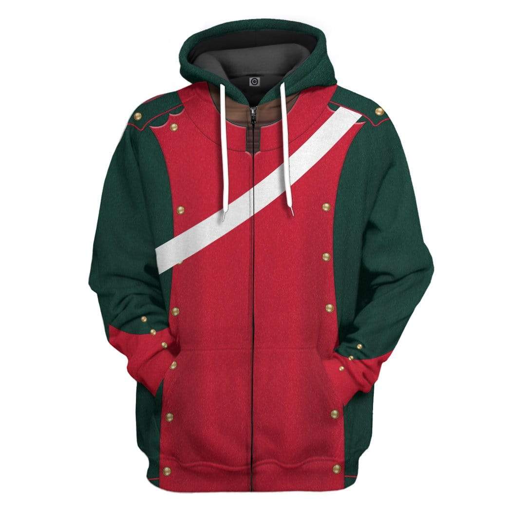 Napoleonic French Light Cavalry Lancer Hoodie LT8 - Wonder Print Shop