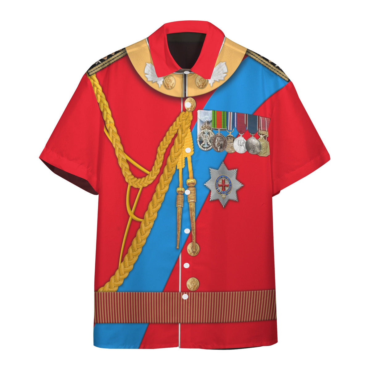 Queen Elizabeth Costume Hawaiian Shirt LT8 - Wonder Print Shop