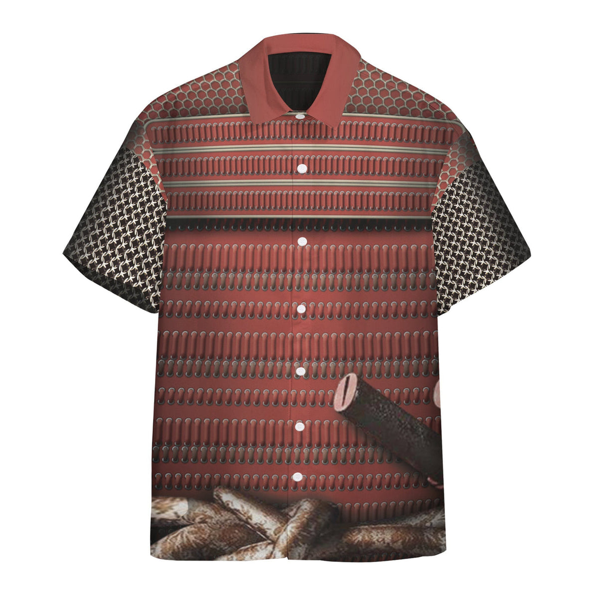 Samurai Hawaiian Shirt LT8 - Wonder Print Shop