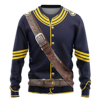 Old US Cavalry Uniform 1880 Knitted Sweatshirt LT8 - Wonder Print Shop