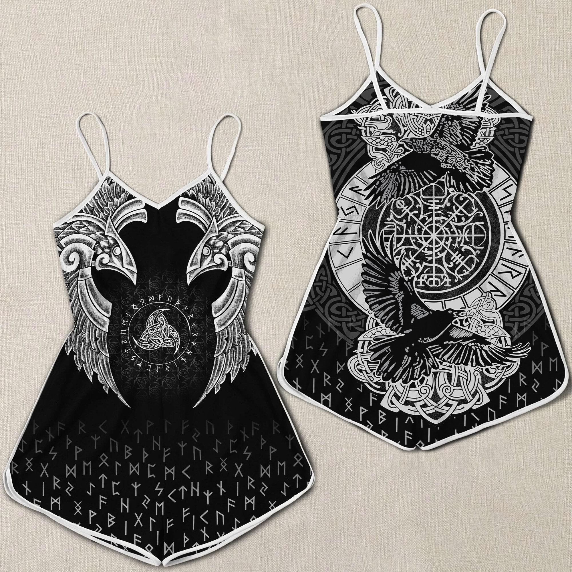viking-women-rompers-nordic-raven-tattoos