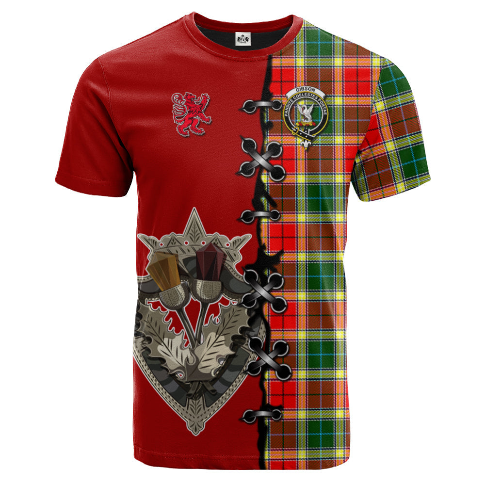 scottish-gibsone-gibson-gibbs-clan-crest-tartan-lion-rampant-and-celtic-thistle-t-shirt