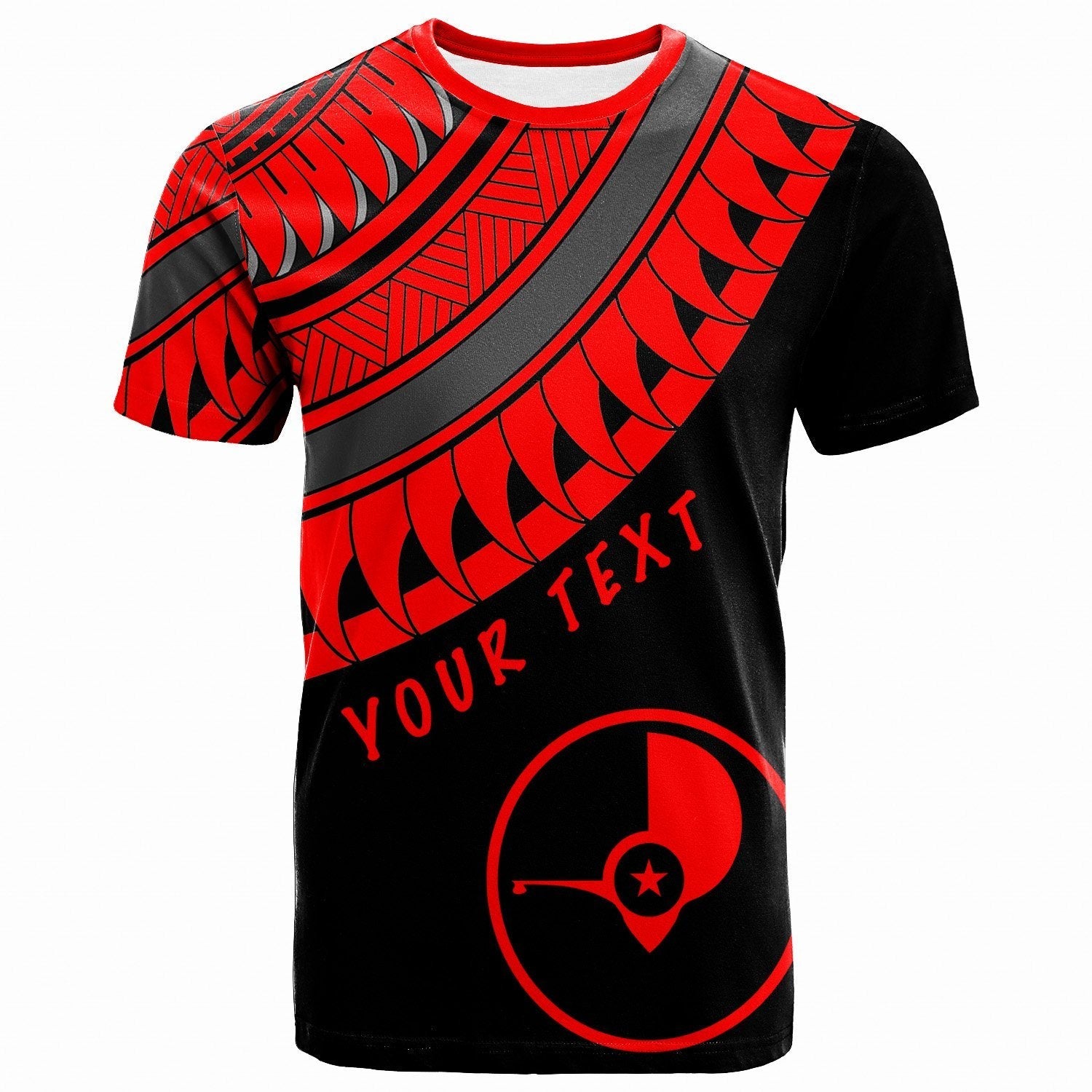 yap-custom-personalised-t-shirt-ginger-lei-red-pattern