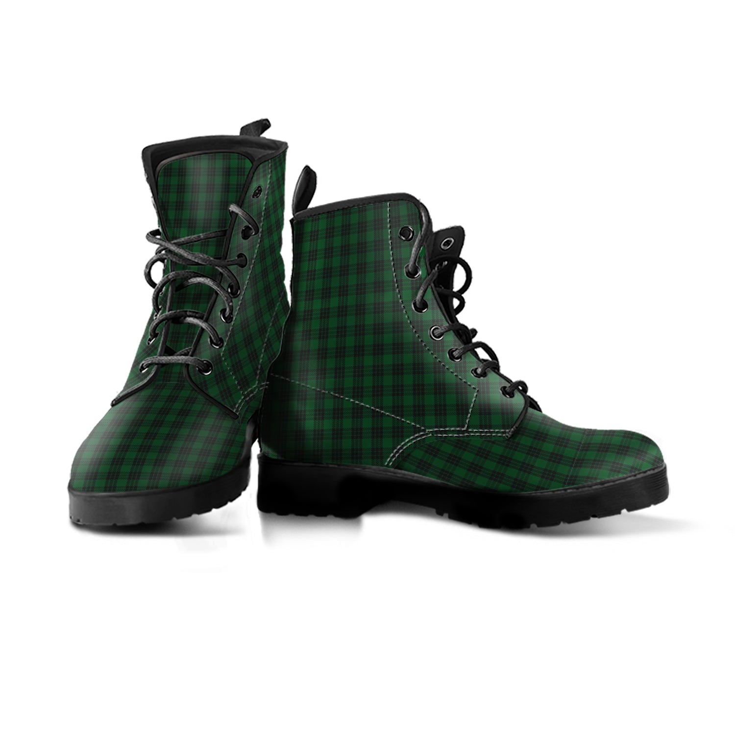 scottish-graham-clan-tartan-leather-boots