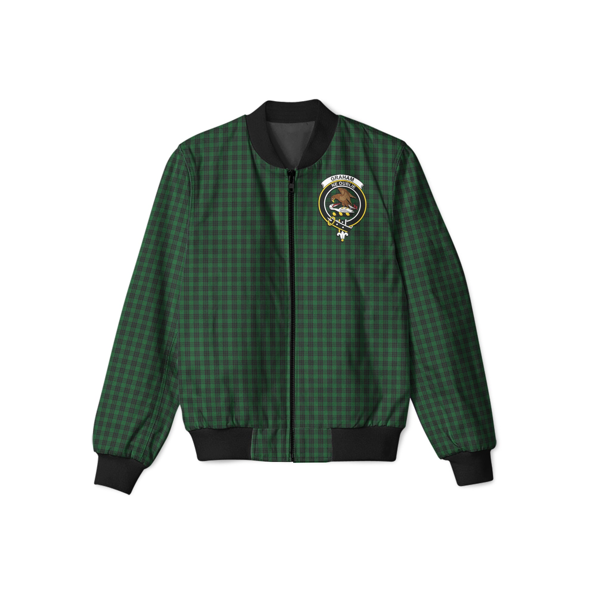 scottish-graham-clan-crest-tartan-bomber-jacket